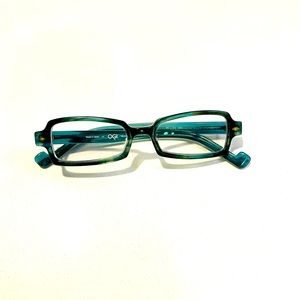 OGI Heritage Prescription Blue Green Glasses